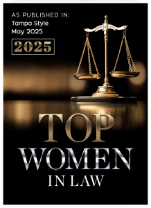 Top Divorce Family Law Women attorneys in the Law as published in Tampa Style Magazine